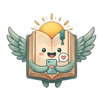 A mascote do BrightLog segura um telemóvel com um coração no ecrã — o lembrete «Dá notícias»