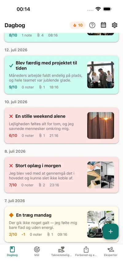 Din private humørdagbog — BrightLog