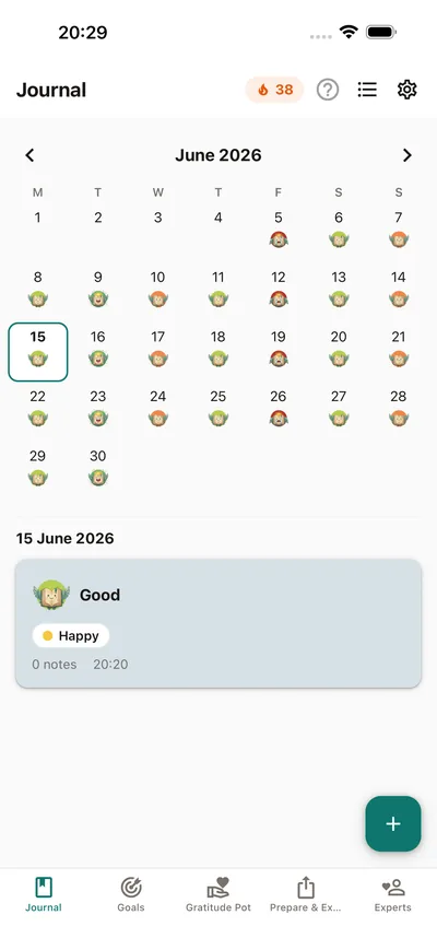 See your month at a glance — BrightLog