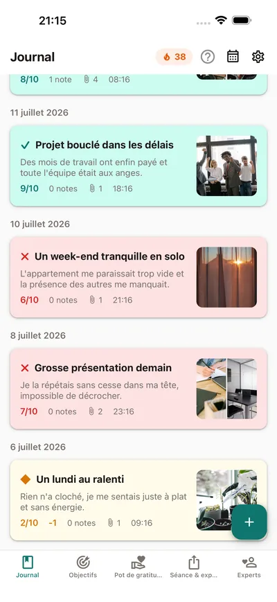 Le journal intime de ton humeur — BrightLog