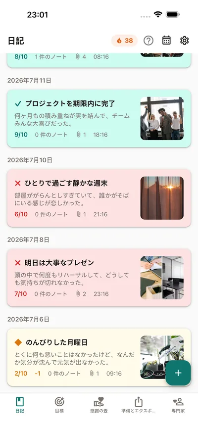 あなただけの 気分日記 — BrightLog