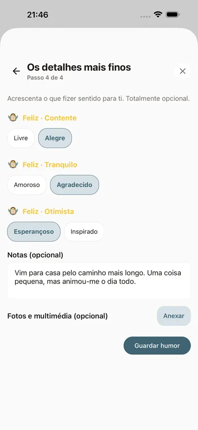 Seu check-in de humor — BrightLog